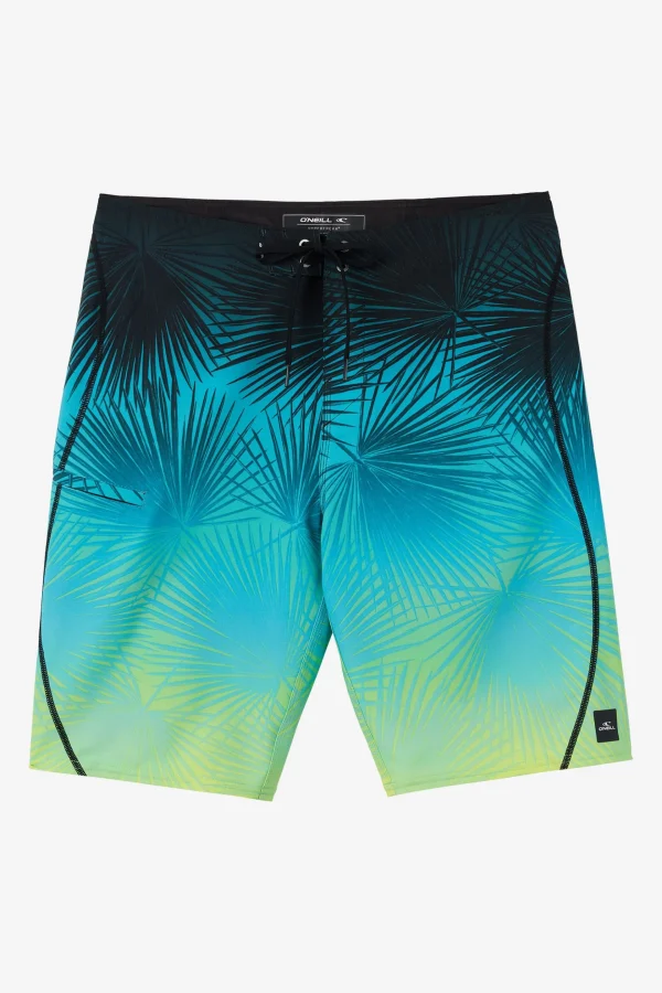 O’Neill Performance^HYPERFREAK HEAT S-SEAM FADE 21" BOARDSHORTS PEACOCK BLUE