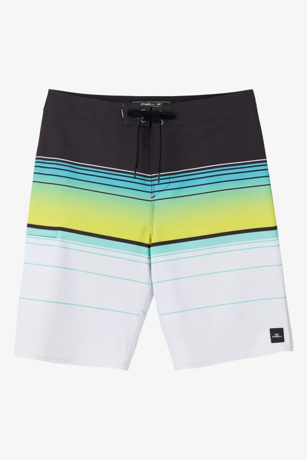 O’Neill Performance^HYPERFREAK HEAT STRIPE 21" BOARDSHORTS WHITE