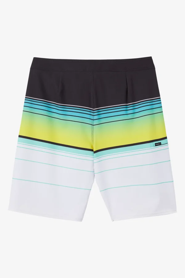 O’Neill Performance^HYPERFREAK HEAT STRIPE 21" BOARDSHORTS WHITE