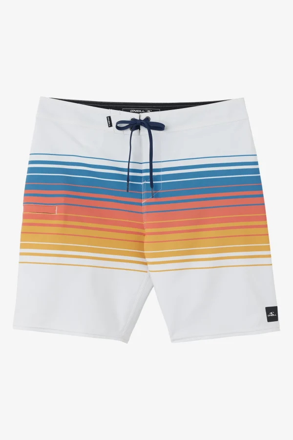 O’Neill Performance^HYPERFREAK HEAT STRIPE LINE 19" BOARDSHORTS NATURAL