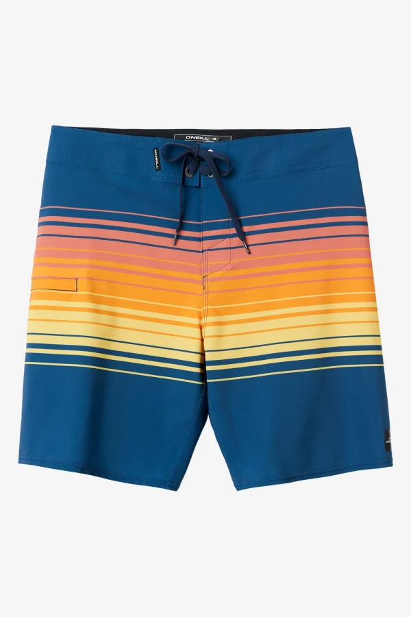 O’Neill Performance^HYPERFREAK HEAT STRIPE LINE 19" BOARDSHORTS INDIGO