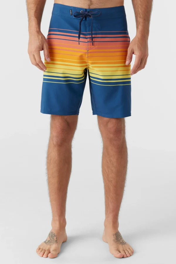 O’Neill Performance^HYPERFREAK HEAT STRIPE LINE 19" BOARDSHORTS INDIGO