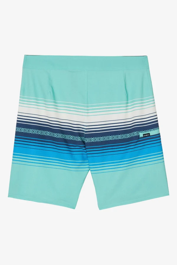 O’Neill Performance^HYPERFREAK HEAT STRIPE LINE 19" BOARDSHORTS AQUA WASH