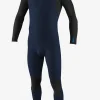 O’Neill Full Suit^HYPERFREAK 4/3+MM CHEST ZIP FULL WETSUIT NAVY BLACK