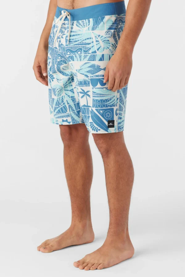 O’Neill Performance^HYPERFREAK MYSTO 20" BOARDSHORTS COPEN BLUE