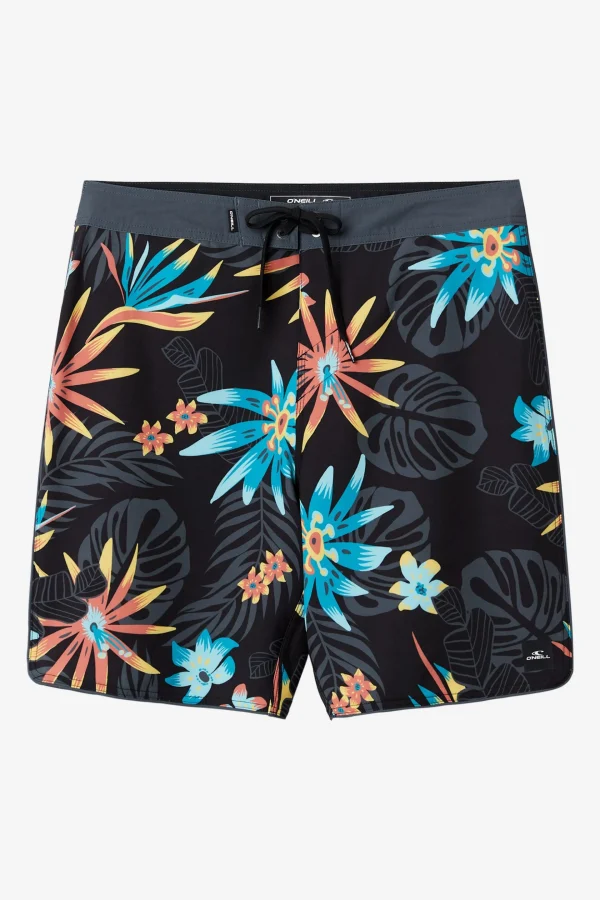 O’Neill Performance^HYPERFREAK MYSTO SCALLOP 19" BOARDSHORTS BLACK