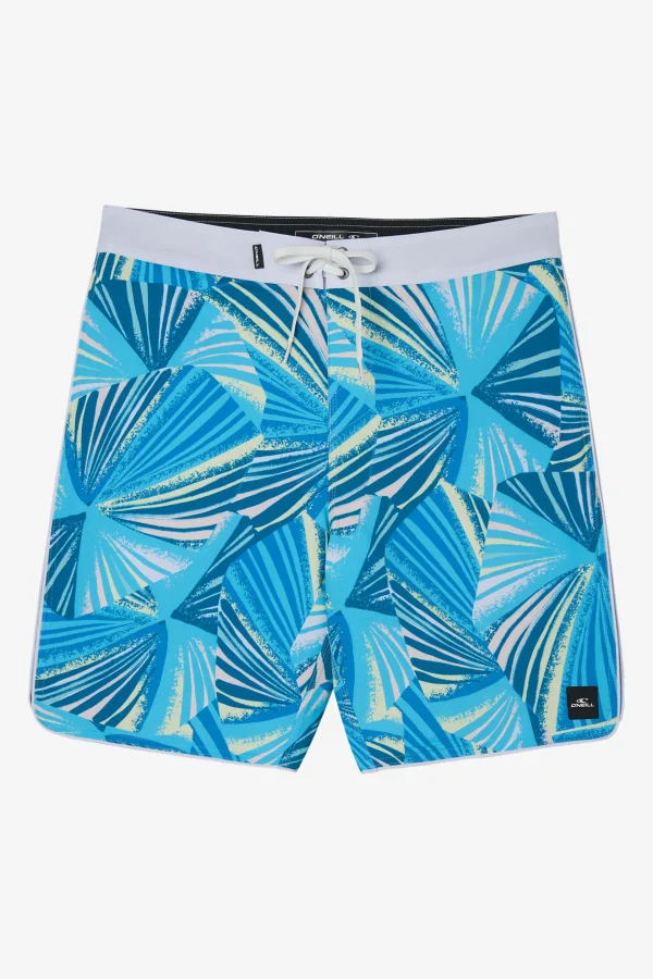 O’Neill Performance^HYPERFREAK MYSTO SCALLOP 19" BOARDSHORTS AQUARIUS