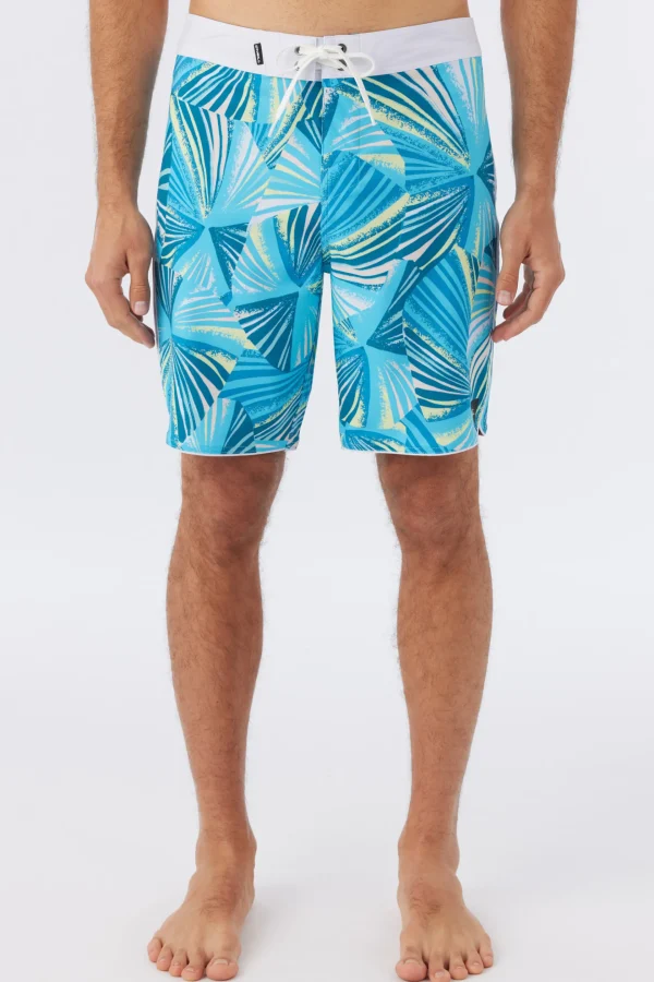 O’Neill Performance^HYPERFREAK MYSTO SCALLOP 19" BOARDSHORTS AQUARIUS