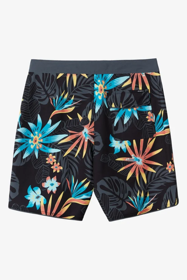 O’Neill Performance^HYPERFREAK MYSTO SCALLOP 19" BOARDSHORTS BLACK