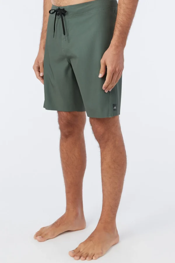 O’Neill Performance^HYPERFREAK TECH SOLID 19" BOARDSHORTS DARK OLIVE