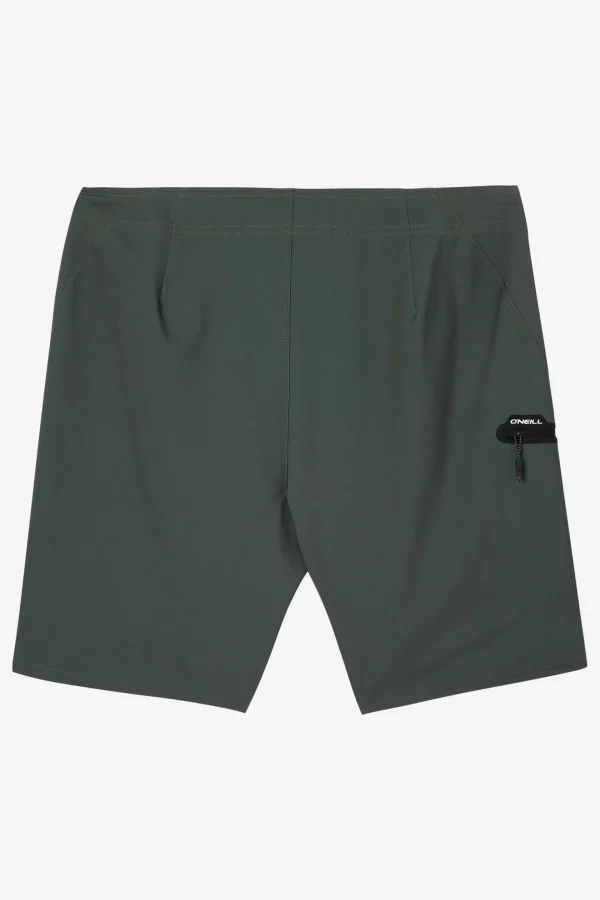 O’Neill Performance^HYPERFREAK TECH SOLID 19" BOARDSHORTS DARK OLIVE