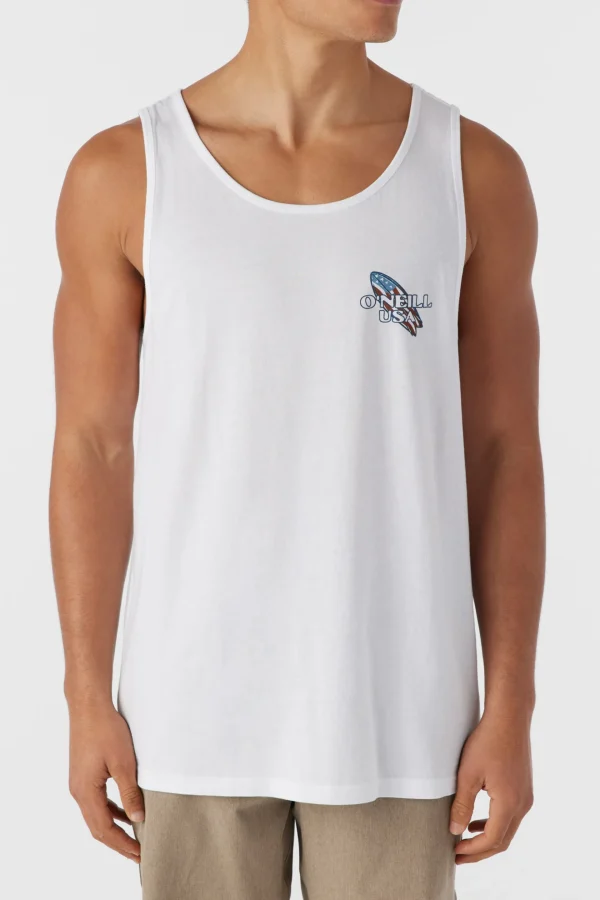 O’Neill Tees^INDEPENDENCE TANK WHITE