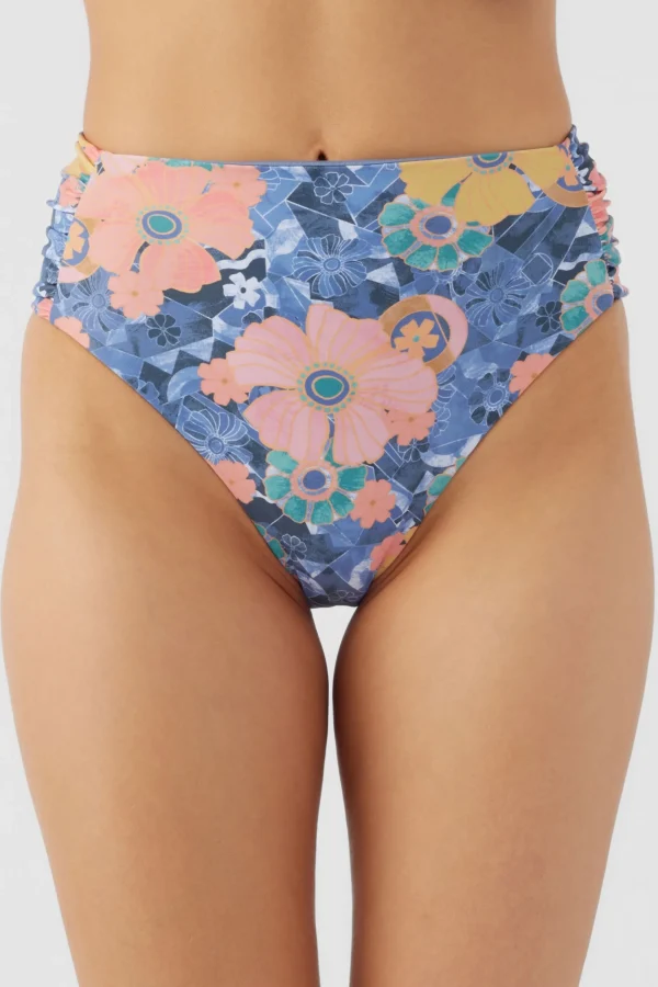 O’Neill Cheeky | Bikini Bottoms^JADIA FLORAL LONG BEACH HIGH WAIST CHEEKY BOTTOMS MULTI CLR