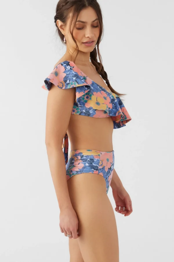 O’Neill Cheeky | Bikini Bottoms^JADIA FLORAL LONG BEACH HIGH WAIST CHEEKY BOTTOMS MULTI CLR