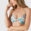 O’Neill D/Dd Cup | Bikini Tops^JANIS FLORAL MALIBU TWIST BRALETTE TOP MULTI CLR