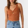 O’Neill Tops^JAYDE TWIST KNIT TANK TOP SIERRA