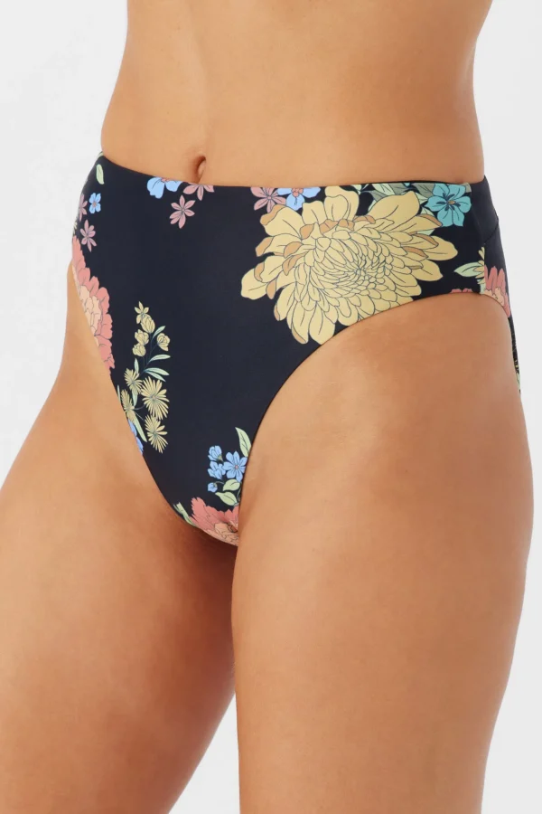 O’Neill Full | Bikini Bottoms^KALI FLORAL MAX HIGH WAIST FULL BOTTOMS BLACK