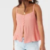 O’Neill Tops^KALLIE FLY AWAY TANK TOP BURNT CORAL