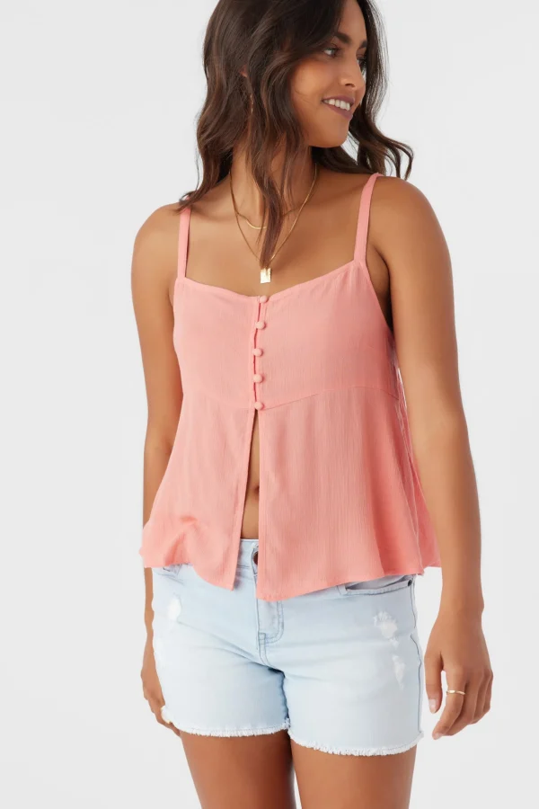 O’Neill Tops^KALLIE FLY AWAY TANK TOP BURNT CORAL