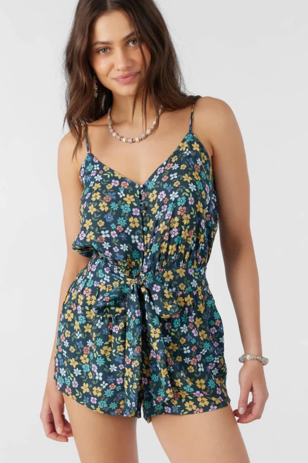 O’Neill Jumpsuits & Rompers^KASEN LAYLA FLORAL ROMPER MULTI CLR