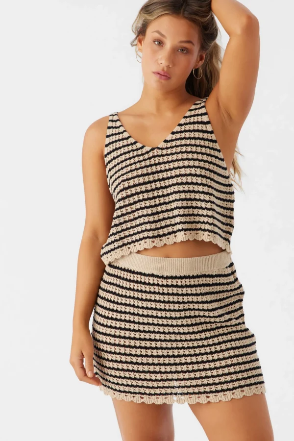 O’Neill Cover-Ups^KELSEY CROCHET COVER-UP TANK BLACK