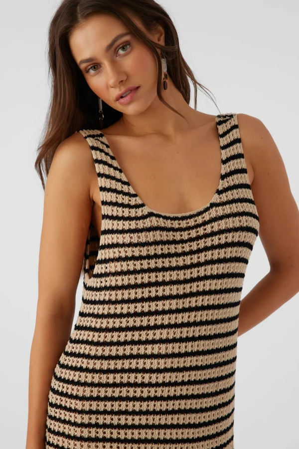 O’Neill Cover-Ups^KELSEY CROCHET MIDI DRESS COVER-UP BLACK