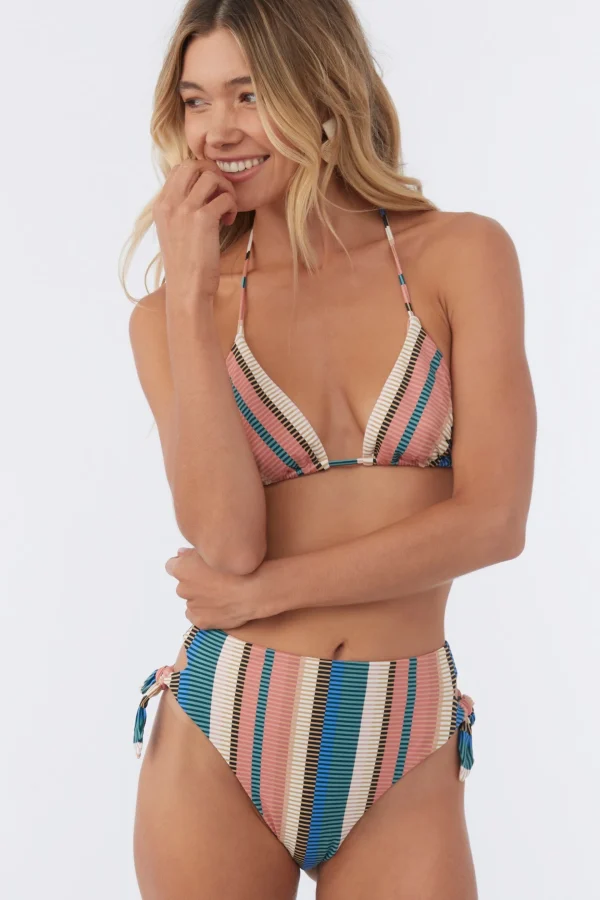 O’Neill Halter^KENDARI STRIPE VENICE TRIANGLE TOP MULTI COLORED