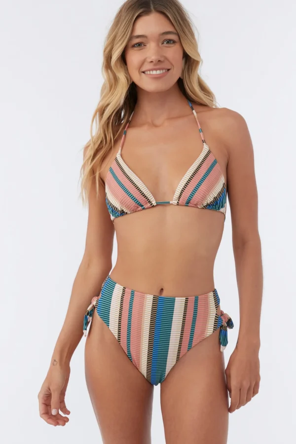 O’Neill Halter^KENDARI STRIPE VENICE TRIANGLE TOP MULTI COLORED