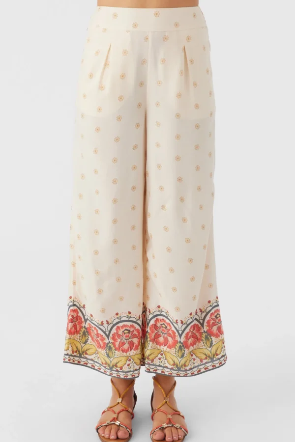 O’Neill Bottoms^LACEY BORDER PRINT PANTS MOTHER OF PEARL