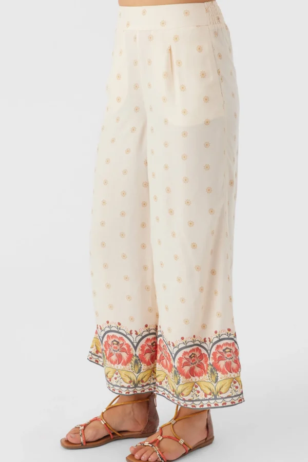 O’Neill Bottoms^LACEY BORDER PRINT PANTS MOTHER OF PEARL