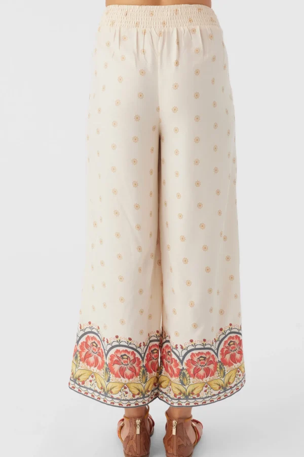 O’Neill Bottoms^LACEY BORDER PRINT PANTS MOTHER OF PEARL