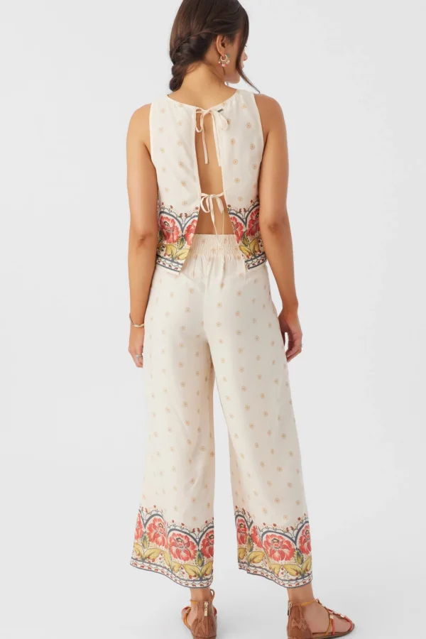 O’Neill Bottoms^LACEY BORDER PRINT PANTS MOTHER OF PEARL