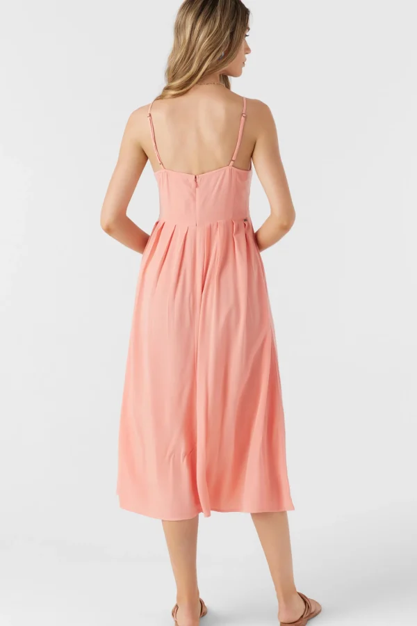 O’Neill Dresses^LAILEY MIDI DRESS BURNT CORAL