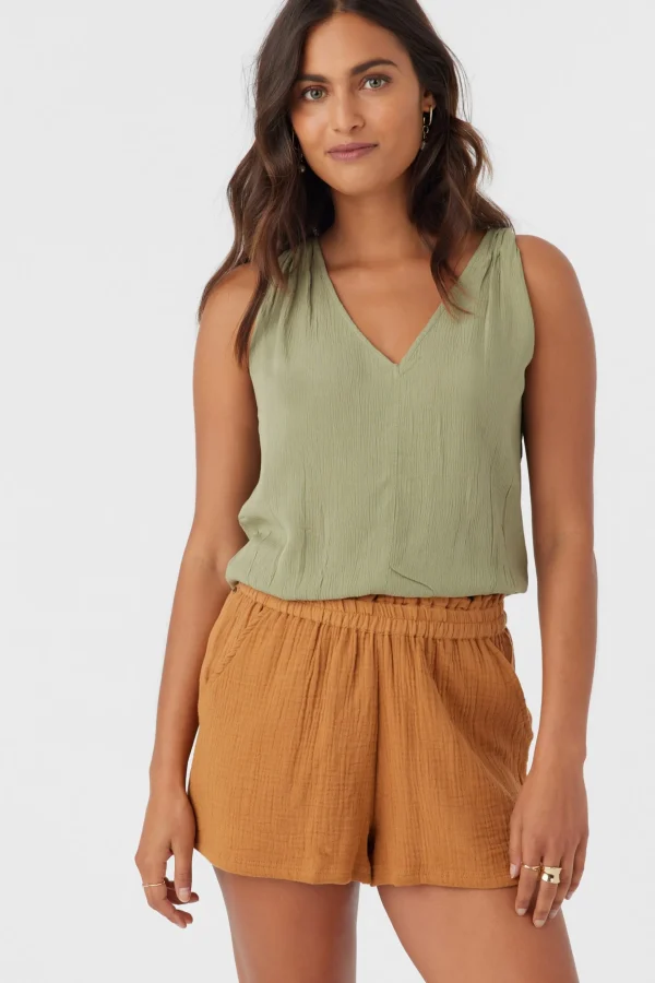 O’Neill Tops^LAINIE TANK TOP OIL GREEN