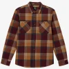 O’Neill Shirts & Flannels^LANDMARKED FLANNEL LONG SLEEVE SHIRT BURGUNDY