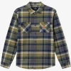 O’Neill Shirts & Flannels^LANDMARKED FLANNEL STANDARD FIT LONG SLEEVE SHIRT DEEP LICHEN GREEN