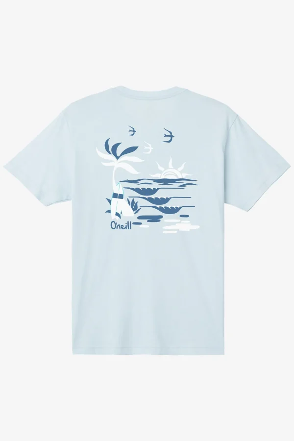 O’Neill Tees^LAZY DAYZ TEE SKY BLUE HEATHER