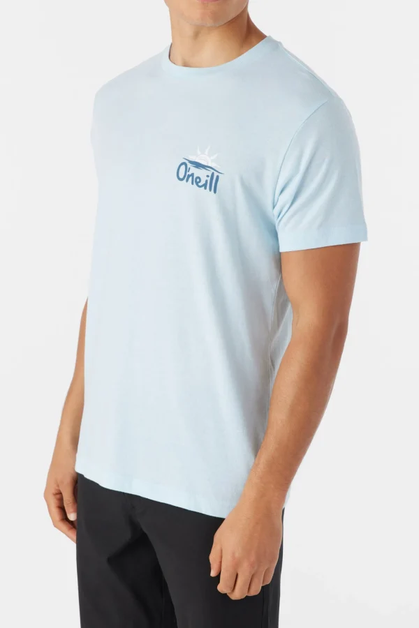 O’Neill Tees^LAZY DAYZ TEE SKY BLUE HEATHER