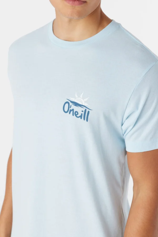 O’Neill Tees^LAZY DAYZ TEE SKY BLUE HEATHER