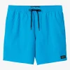 O’Neill Side Pockets^LENNOX HERMOSA SOLID ELASTIC WAIST 17" SWIM TRUNKS ELCTRC BLU