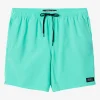 O’Neill Side Pockets | Swim Trunks^LENNOX HERMOSA SOLID ELASTIC WAIST 17" SWIM TRUNKS AQUA