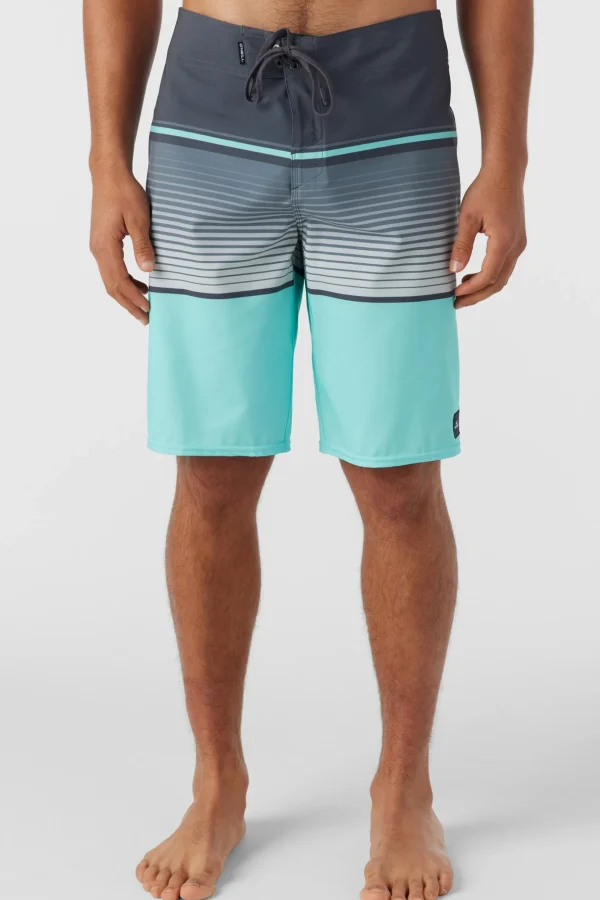 O’Neill Performance^LENNOX STRIPE 21" BOARDSHORTS TURQUOISE