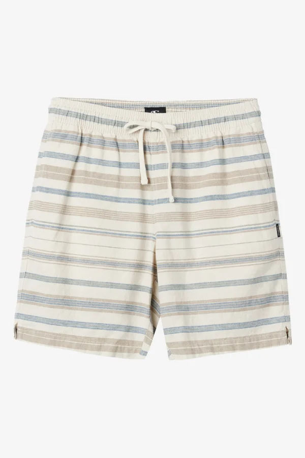 O’Neill Shorts^LOW KEY STRIPE 18" SHORTS CREAM