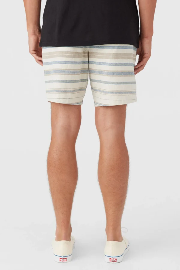 O’Neill Shorts^LOW KEY STRIPE 18" SHORTS CREAM