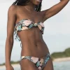 O’Neill Bikini Tops^MACAW TROPICAL PLACENCIA BANDEAU TOP BLACK