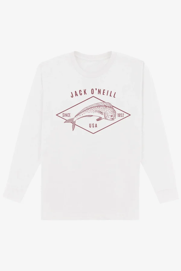 O’Neill Tees^MAHI LONG SLEEVE TEE WHITE