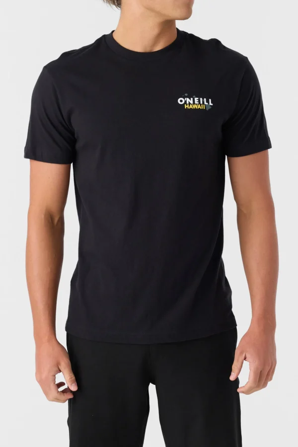 O’Neill Tees^MAIN CATCH STANDARD FIT TEE BLACK