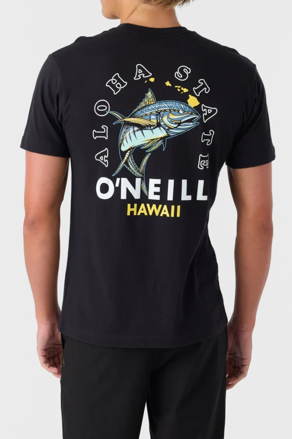 O’Neill Tees^MAIN CATCH STANDARD FIT TEE BLACK