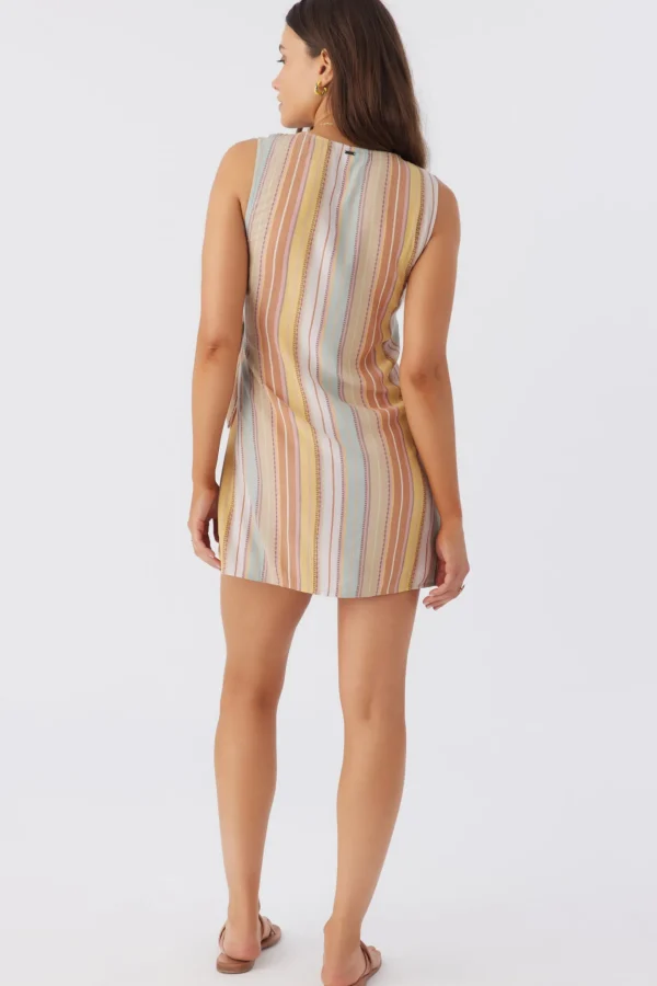 O’Neill Dresses^MAIZIE STRIPE WRAP MINI DRESS MULTI CLR