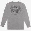 O’Neill Tees^MARINA LONG SLEEVE TEE HEATHER GREY